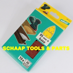 Schuurbladen voor multischuurmachines 102x62/93 bruin korrel  40 | 1811